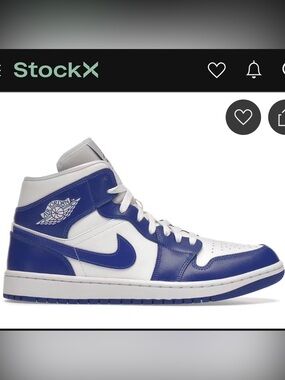 Jordan 1 Mid
Kentucky Blue (Women's)